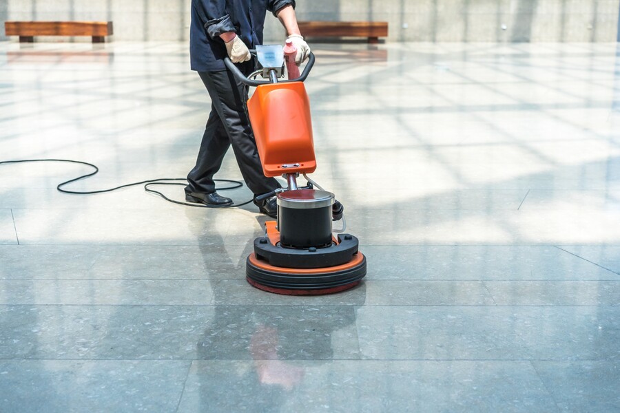 Floor Stripping & Waxing by System4 Columbia